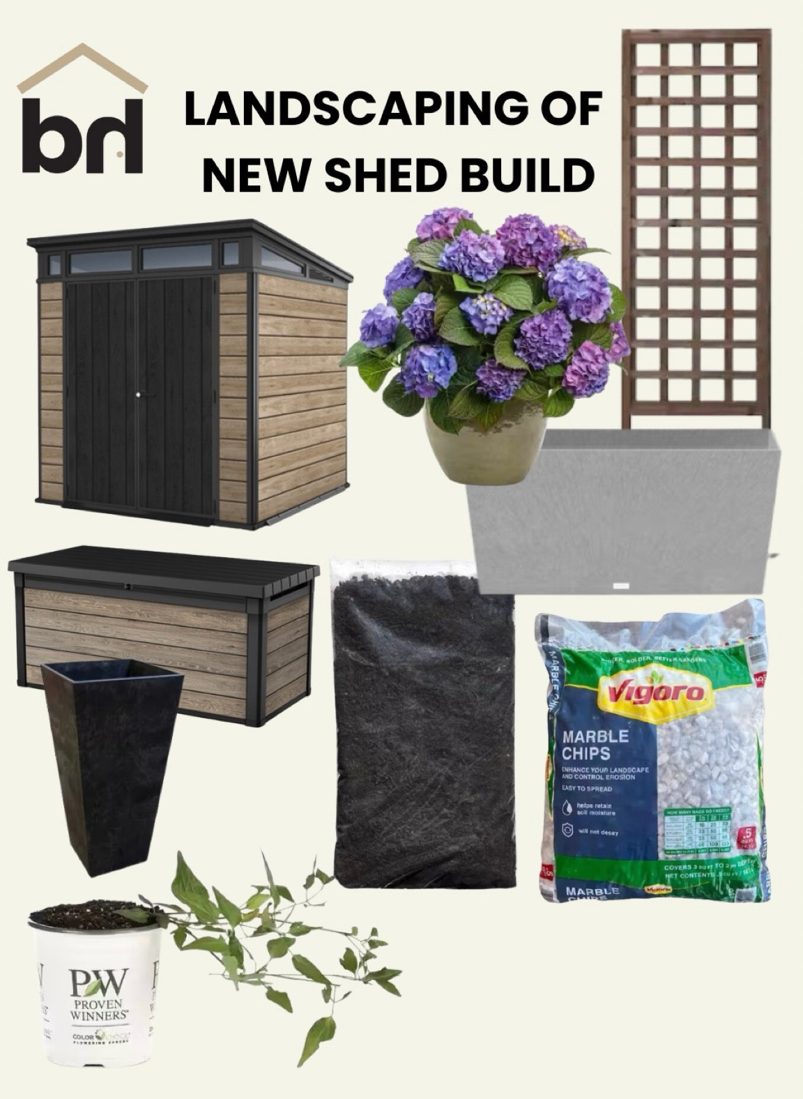 Landscaping for the Keter Shed

#LTKHome #LTKFamily #LTKSummerSales