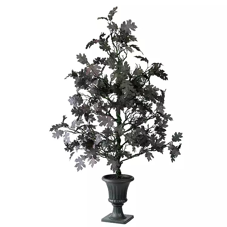 Black Oak Halloween Potted Tree, 48 in. | Kirkland's Home