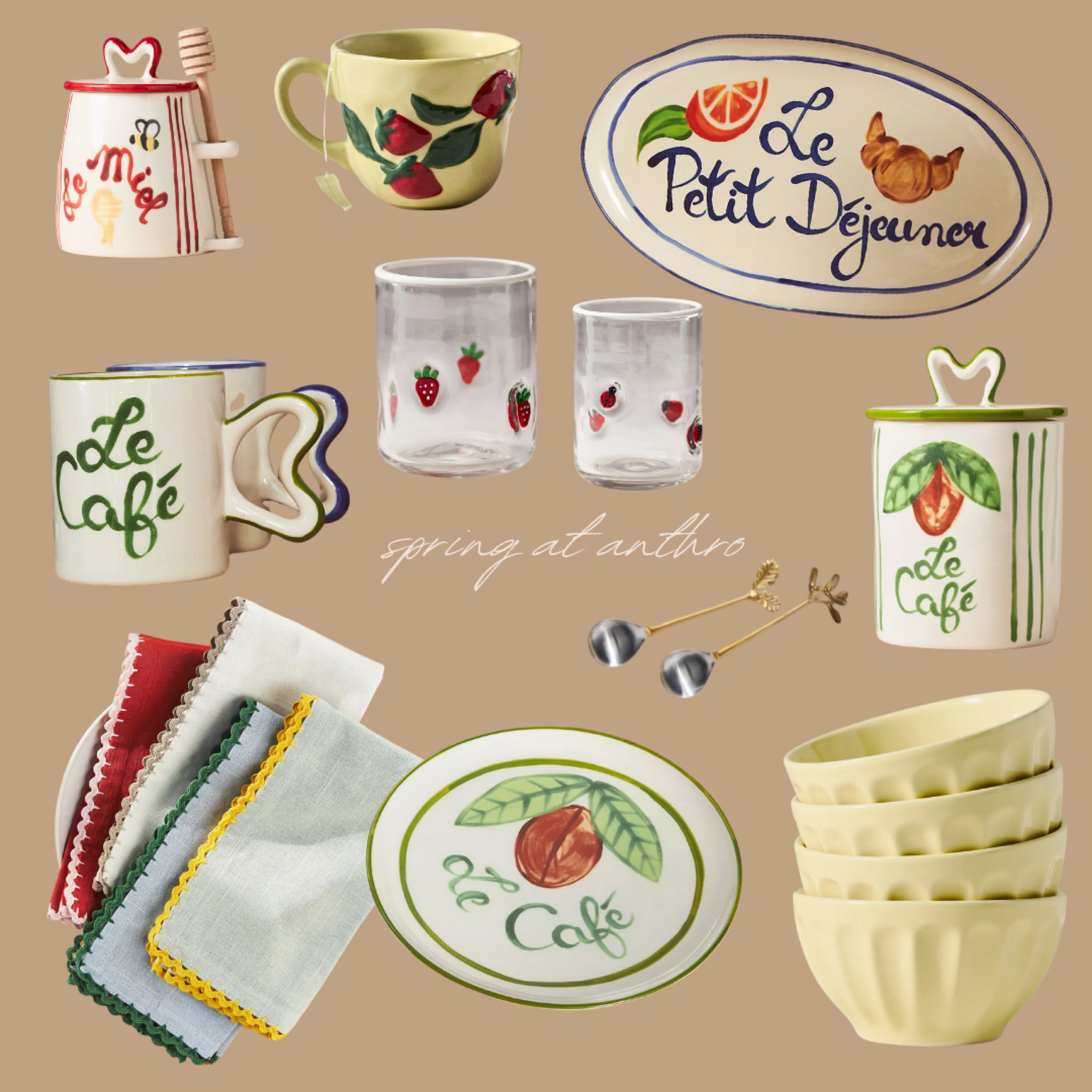 New spring kitchen & dining wares at Anthropology that I’ve got my eye on! I love it all!!🌿🕊️

Bowls Napkins Dishes Kitchen Styling Interior Design Home Decor Serving Platter Spring Decor Pastel French Home Decor Hand Painted Plates Icon Glasses Mugs French Jar Cookie Jar Spoons Hosting Wedding Registry Honey Jar 

#LTKHome