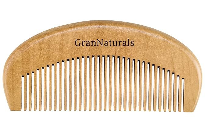 GranNaturals Wooden Comb for Detangling & Styling Wet or Dry Curly, Thin, Thick, Wavy, or Straigh... | Amazon (US)