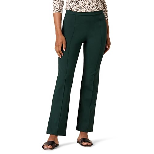 Amazon Essentials Women's Ponte Pull-On Mid Rise Ankle Length Pants | Amazon (US)