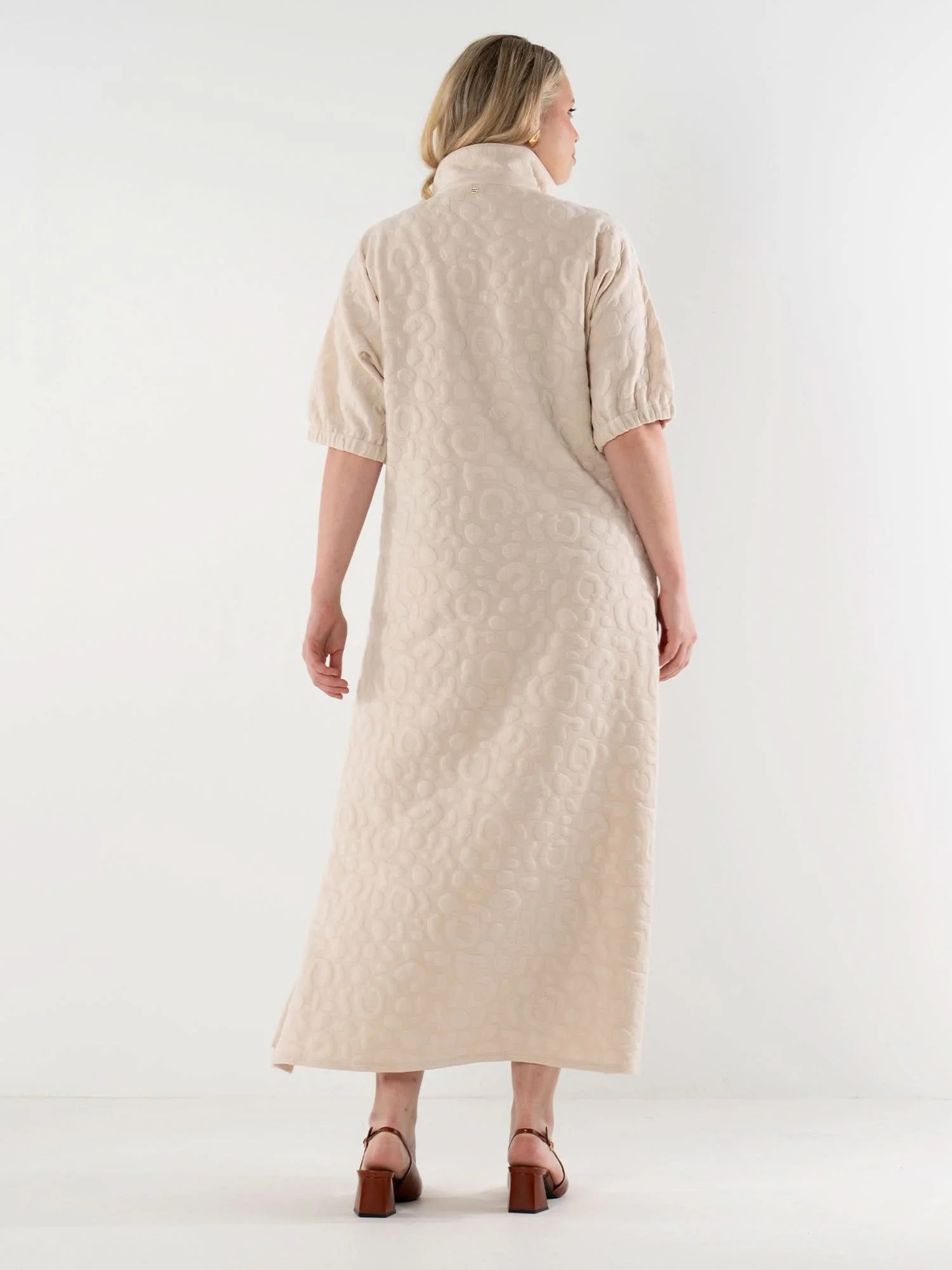 Poppy Maxi in Sandstone Cheetah | Emily McCarthy