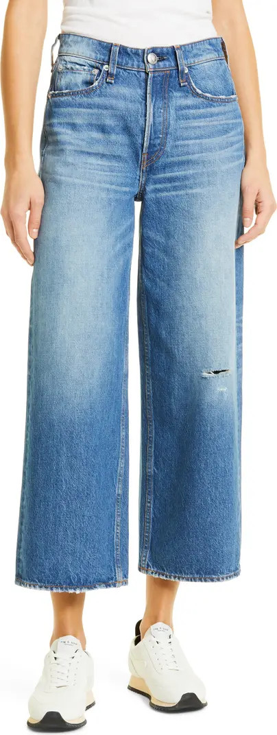 Maya High Waist Wide Leg Ankle Jeans | Nordstrom
