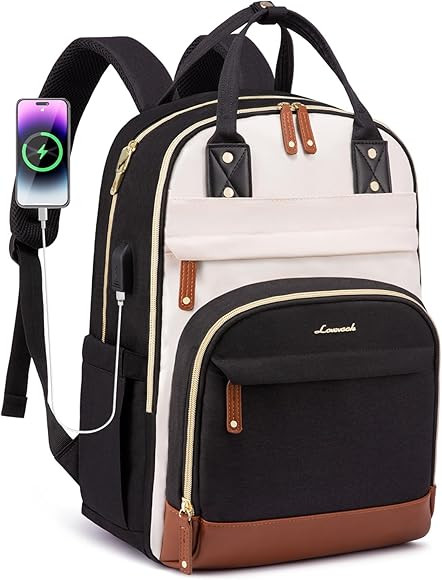 LOVEVOOK Backpack for Women, Fits 15.6 Inch Laptop Bag, Fashion Travel Work Anti-theft Bag, Busin... | Amazon (US)