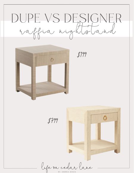Dupe vs Designer- check out these raffia nightstands! Such a great dupe find from TJ Maxx!

#affordabledecor #primarybedroom #homedecor #accenttables #nightstands

#LTKsalealert #LTKhome #LTKstyletip