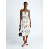 Scoop Women's and Women's Plus Sleeveless U-Ring Midi Dress, Sizes 0-18 | Walmart (US)