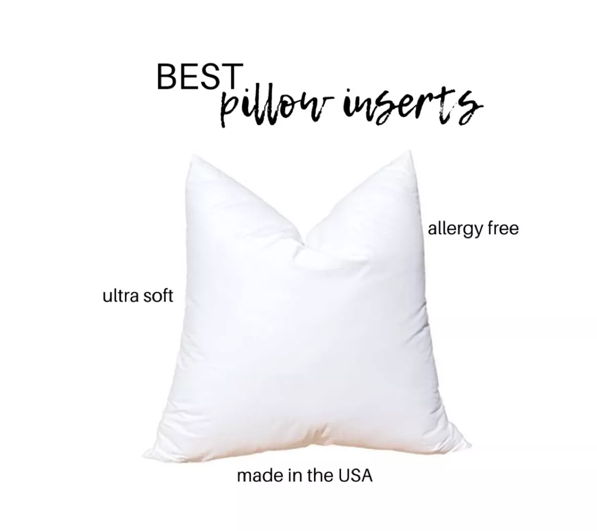 Faux Down Pillow Inserts