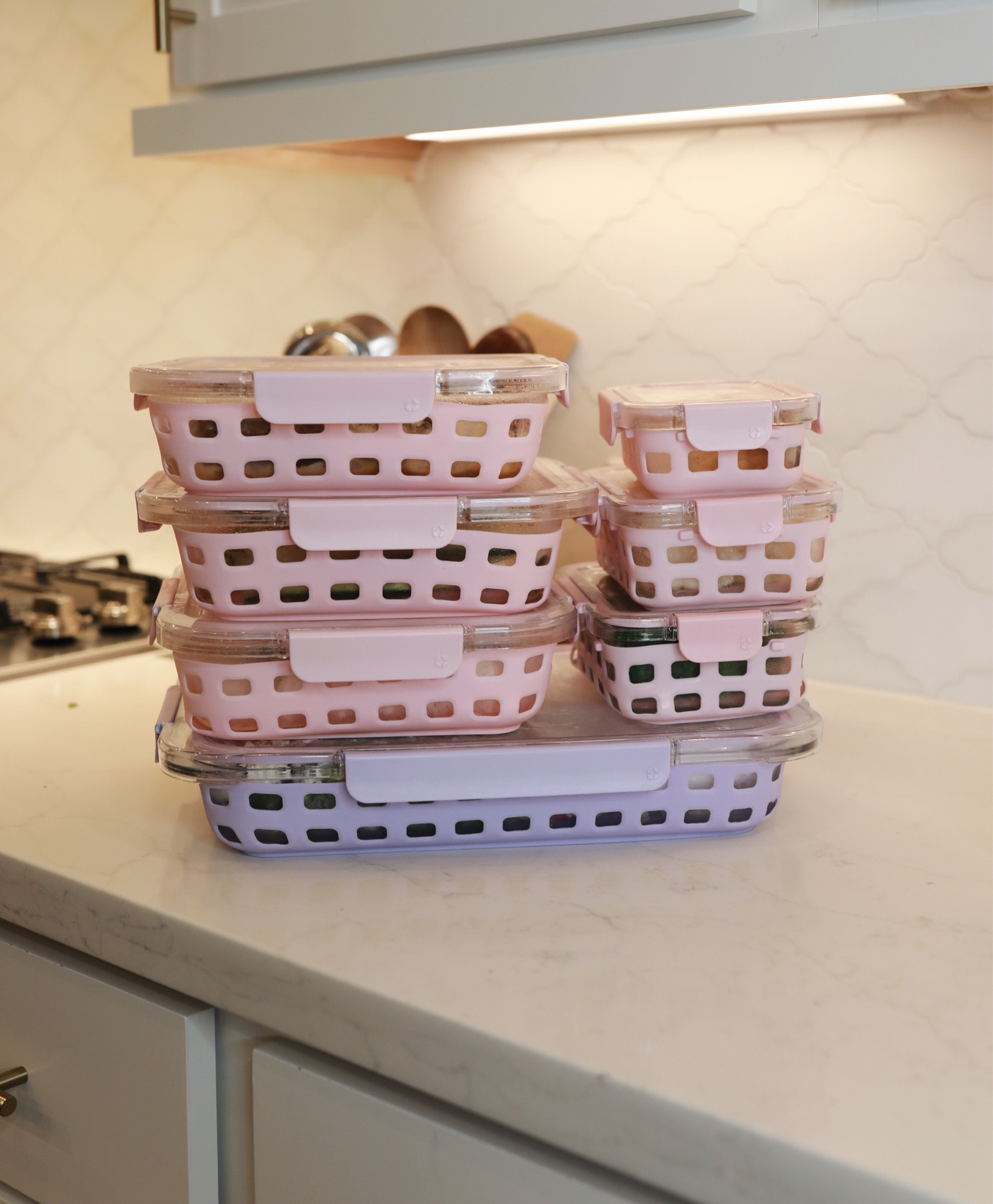 My glass food storage containers 

#LTKhome