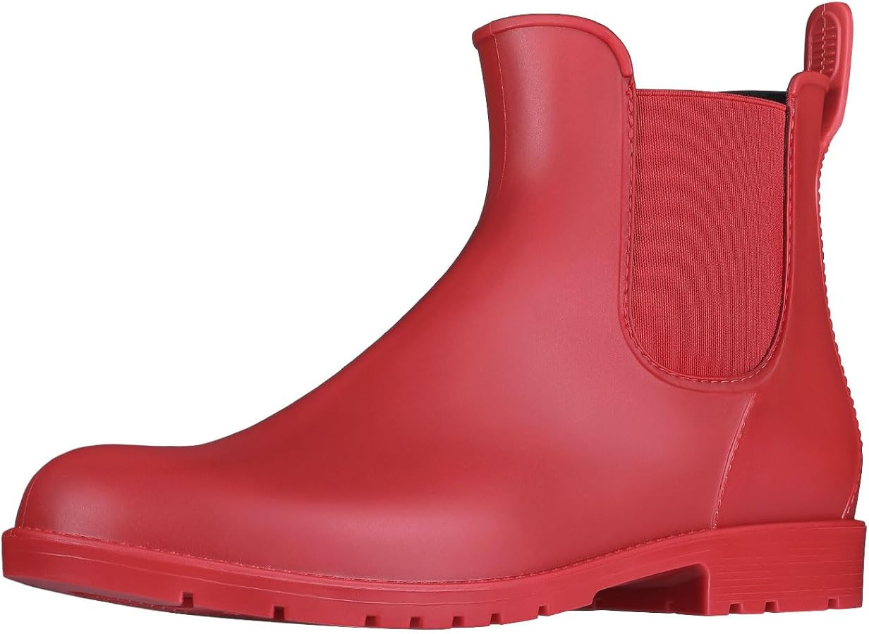 Asgard Women's Ankle Rain Boots Waterproof Chelsea Boots | Amazon (US)