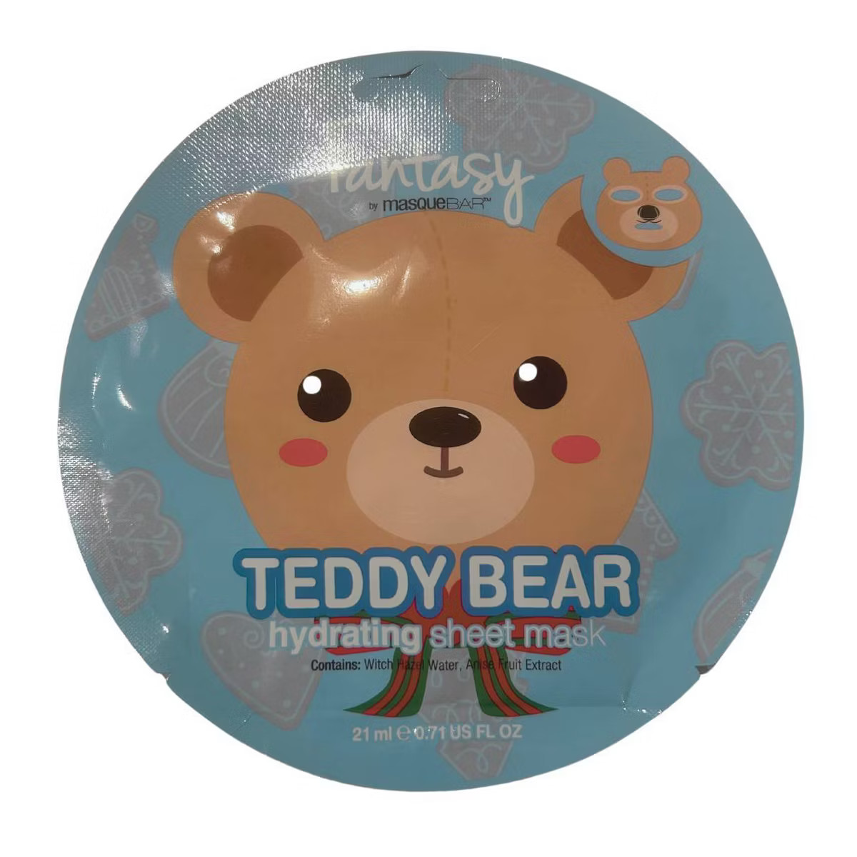 Fantasy by Masque Bar Holiday Teddy Bear Sheet Mask | Target