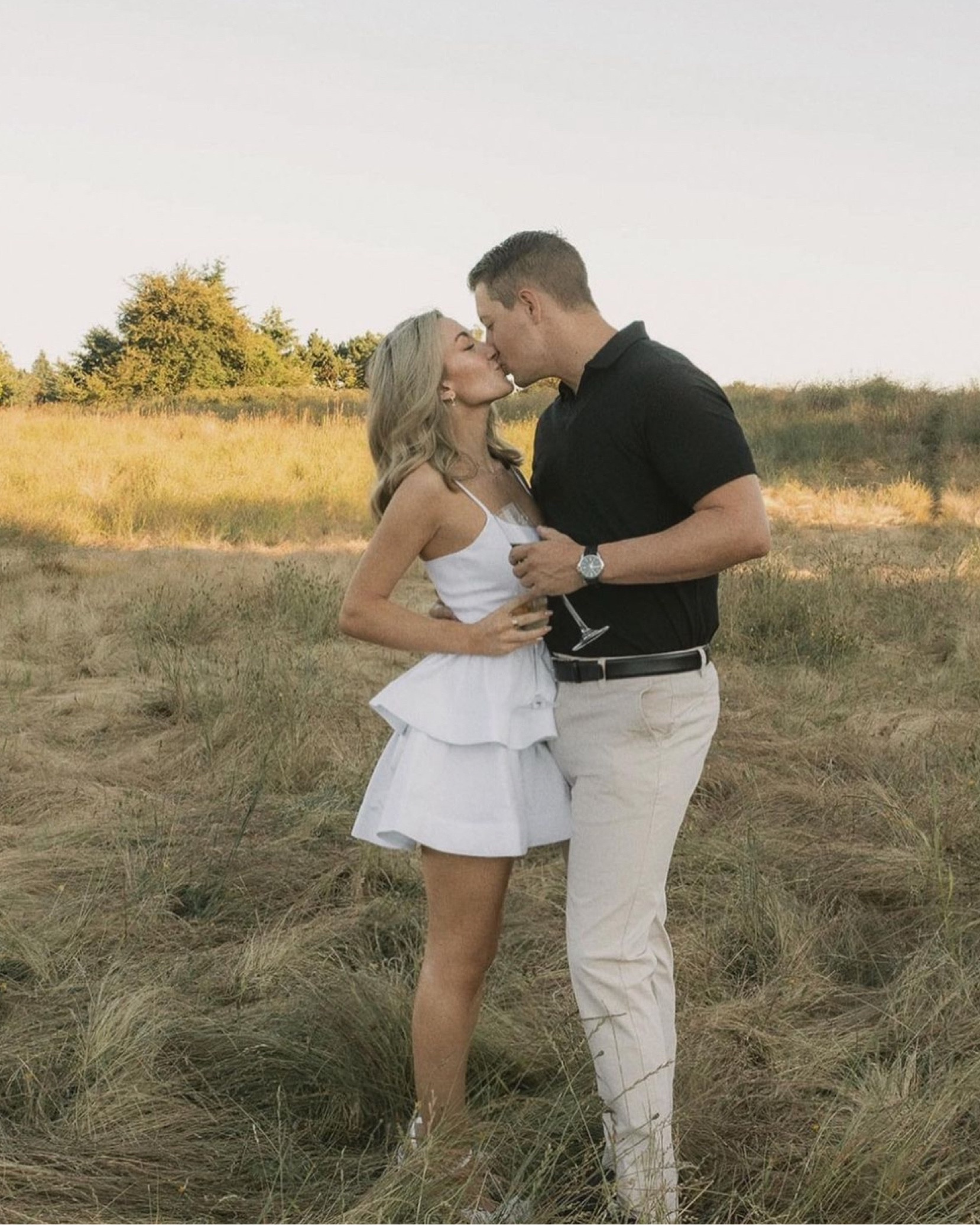 Bridal mini dress that I wore during our summer engagement photo shoot 🤍

#LTKwedding #LTKfamily