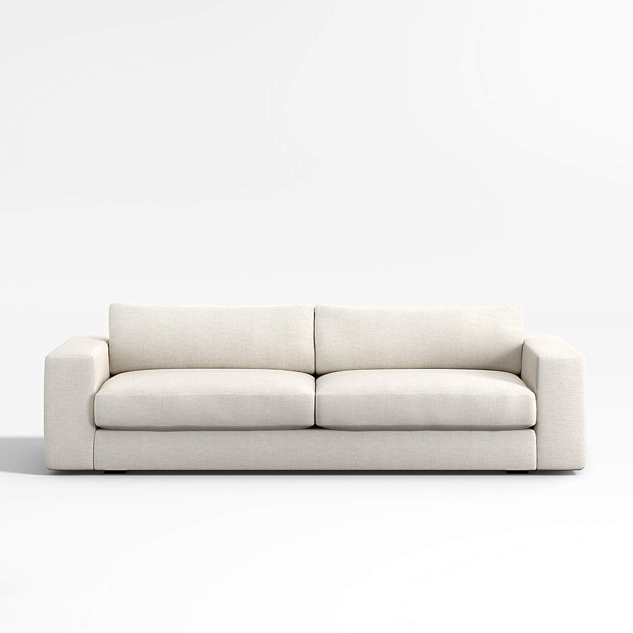 Oceanside Low 102" Deep-Seat Sofa + Reviews | Crate & Barrel | Crate & Barrel