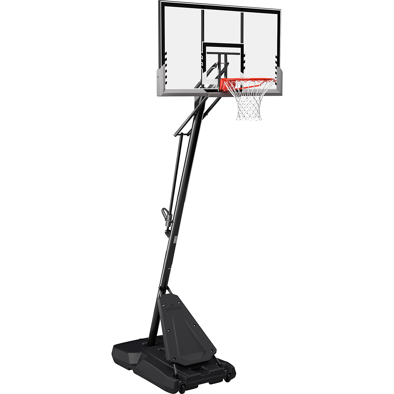 Spalding 54 in Angled Portable Basketball Hoop | Academy | Academy Sports + Outdoors