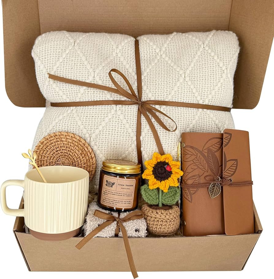Get Well Gift for Women,Sending Sunshine Self Care Package Thinking of You Unique Birthday Gift B... | Amazon (US)