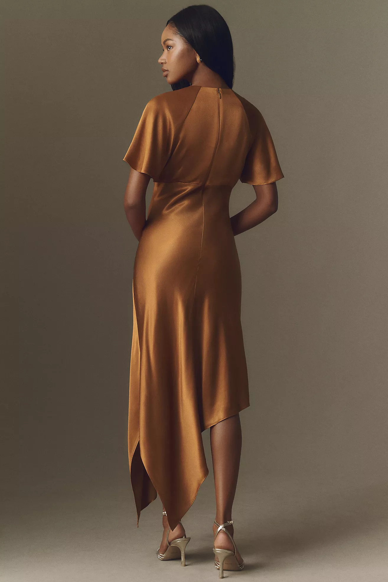 Mare Mare Phoebe Asymmetric Maxi Slip Dress | Anthropologie (US)