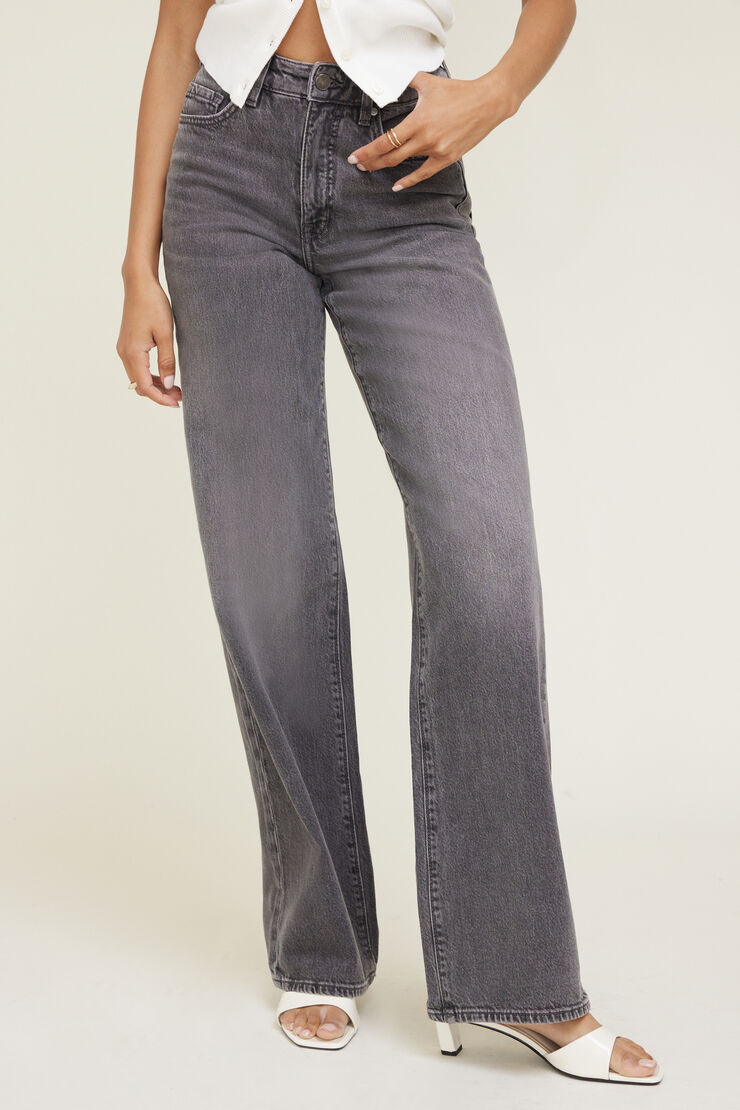 Heidi High Rise Wide Leg Jeans | Dynamite Clothing