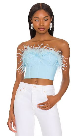 Ramona Bustier Top in Blue | Revolve Clothing (Global)