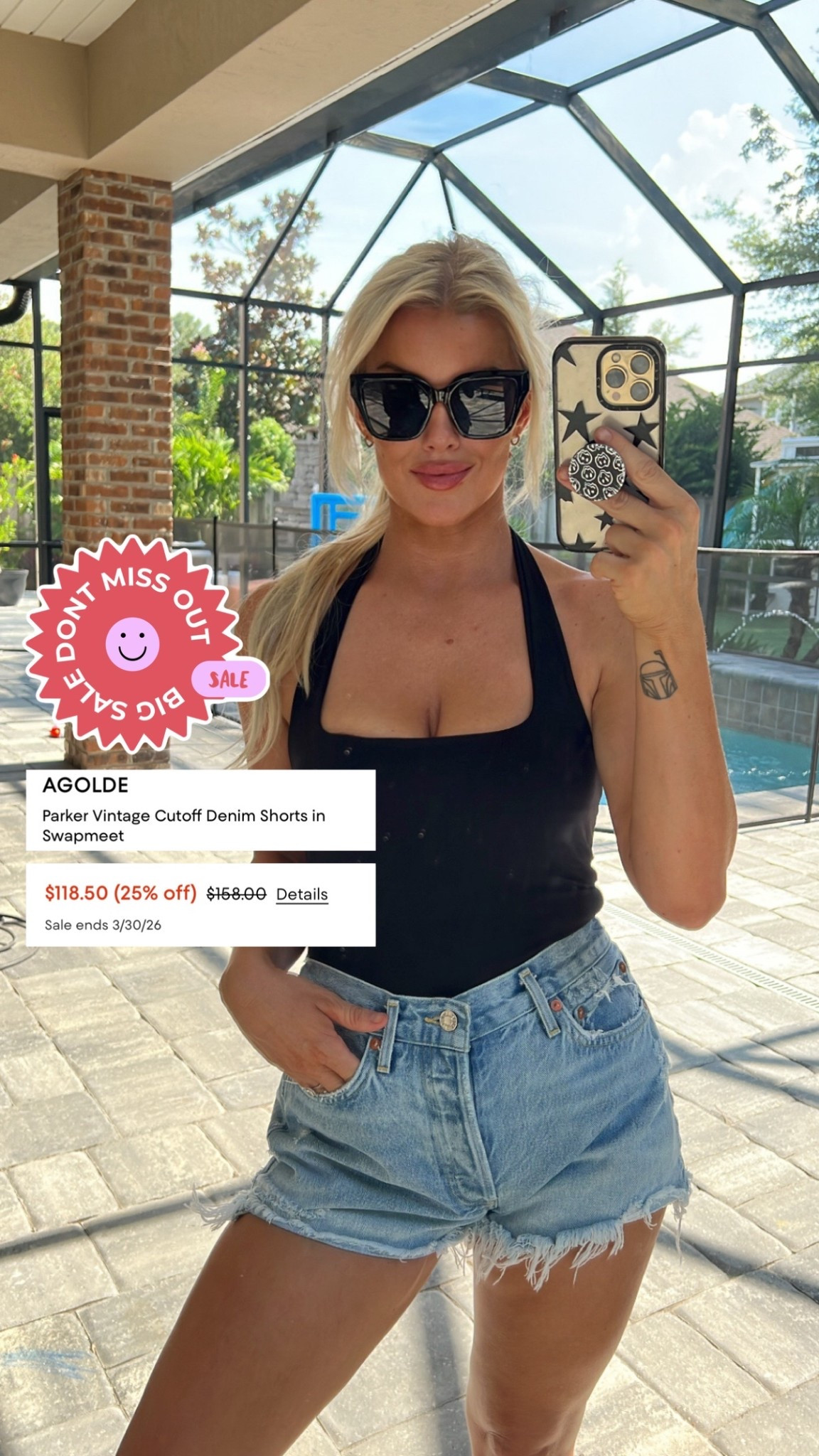 Flash sale on these AGOLDE PARKER shorts. Worth the pretty penny that they are. I’ve been wearing this brand denim for YEARS & multiple pairs. Ordering the long version 🤩

#LTKSaleAlert #LTKmomlife #LTKFestival