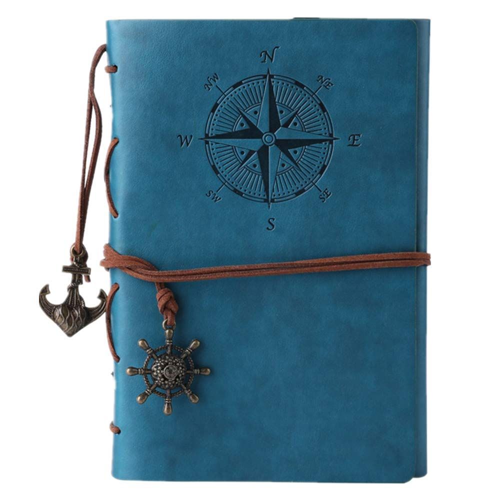 Leather Writing Journal Notebook, MALEDEN Classic Spiral Bound Notebook Refillable Diary Sketchbo... | Amazon (US)