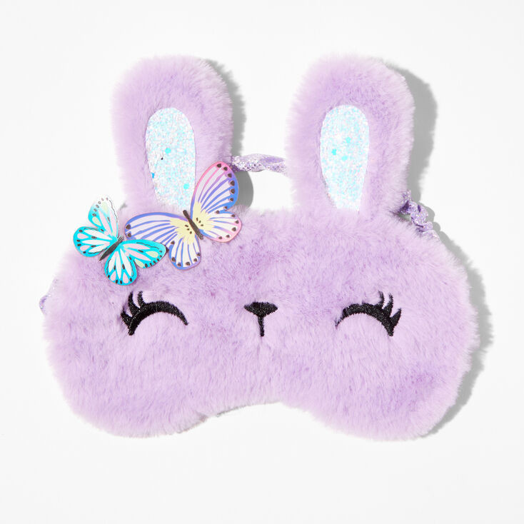 Claire's Club Butterfly Purple Bunny Sleeping Mask | Claire's (US)