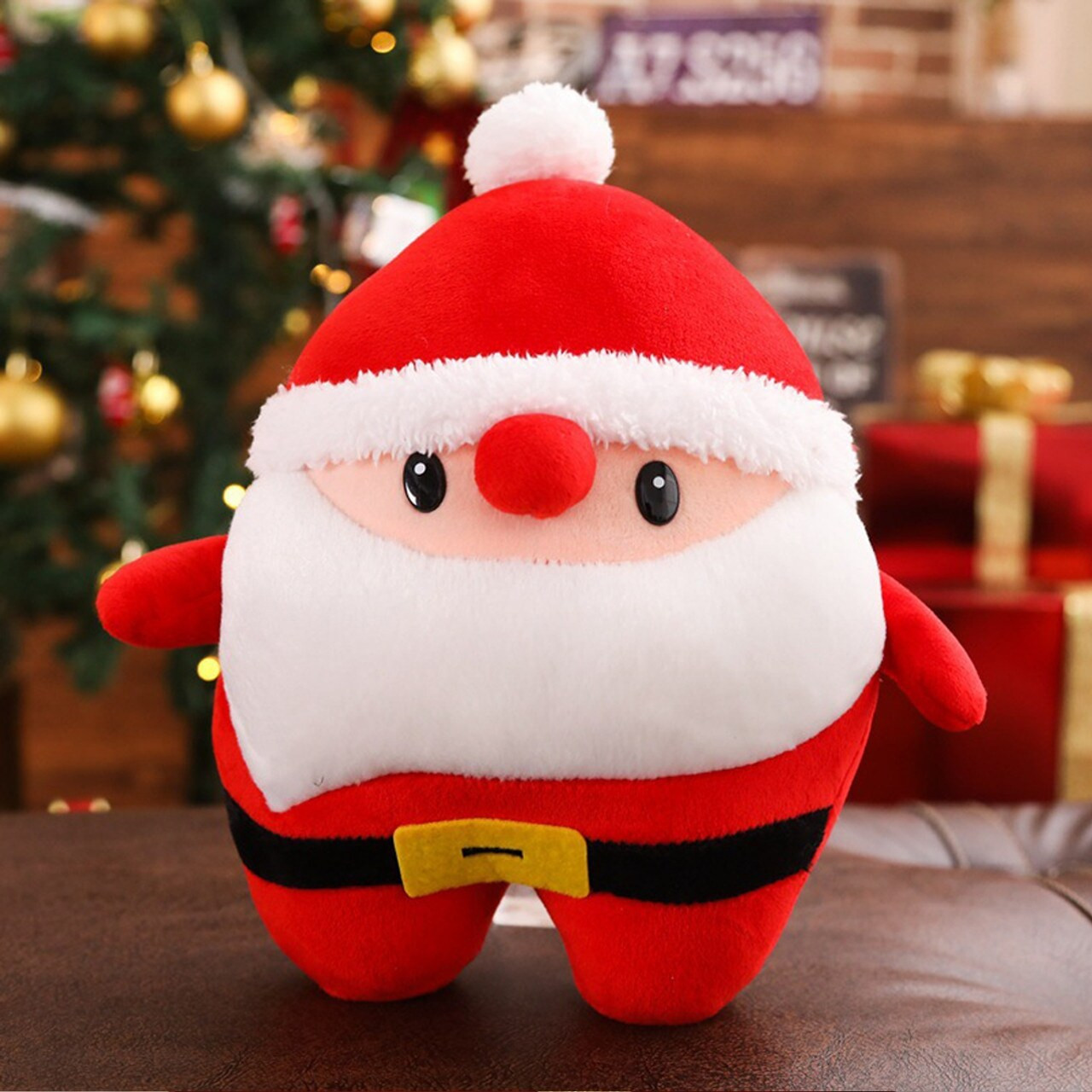 11" Pillow Festive Christmas Decorating Ideas Premium Soft Stuffed Cushion Santa Claus | Bed Bath & Beyond