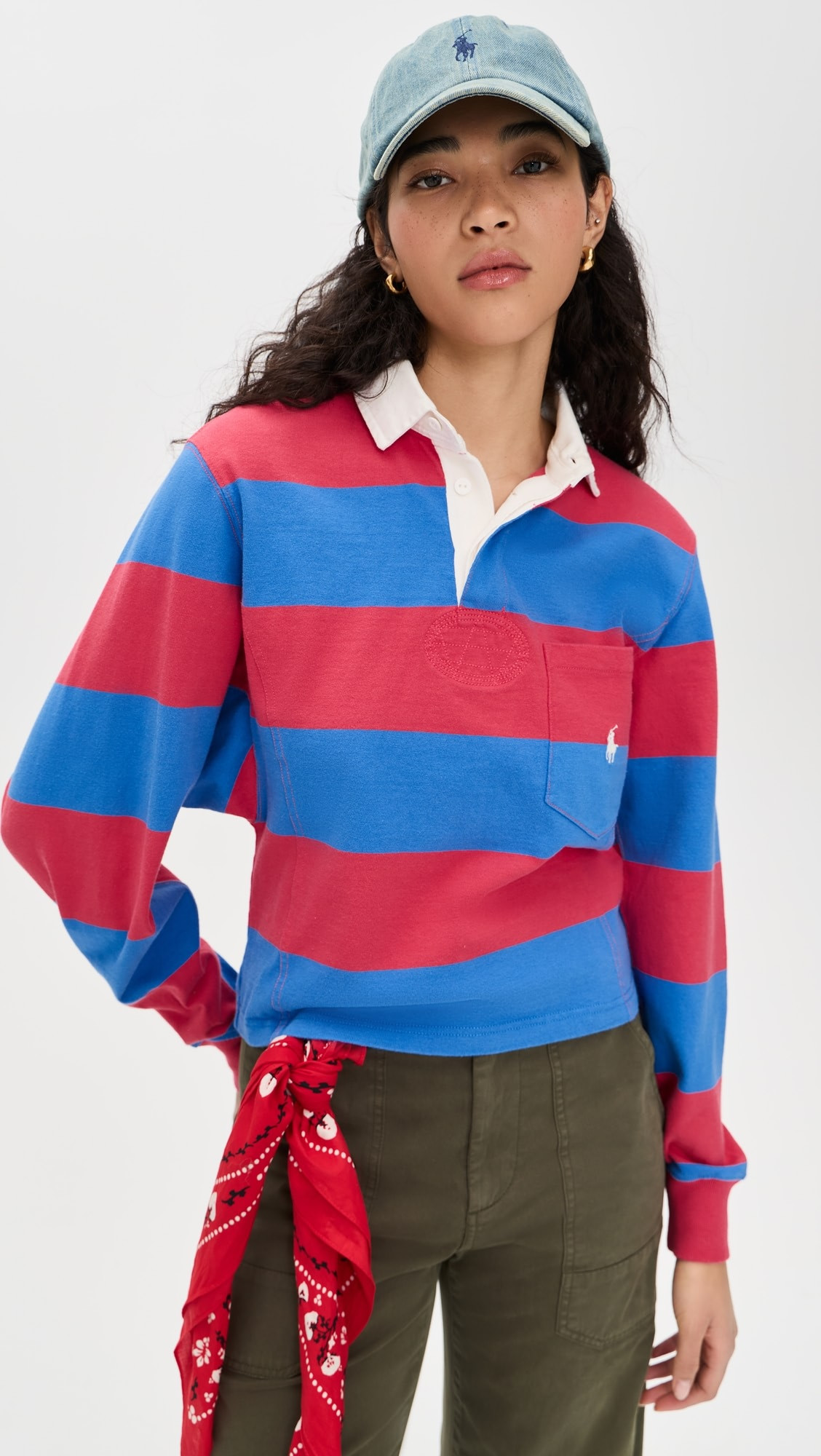 Jersey Long Sleeve Polo | Shopbop
