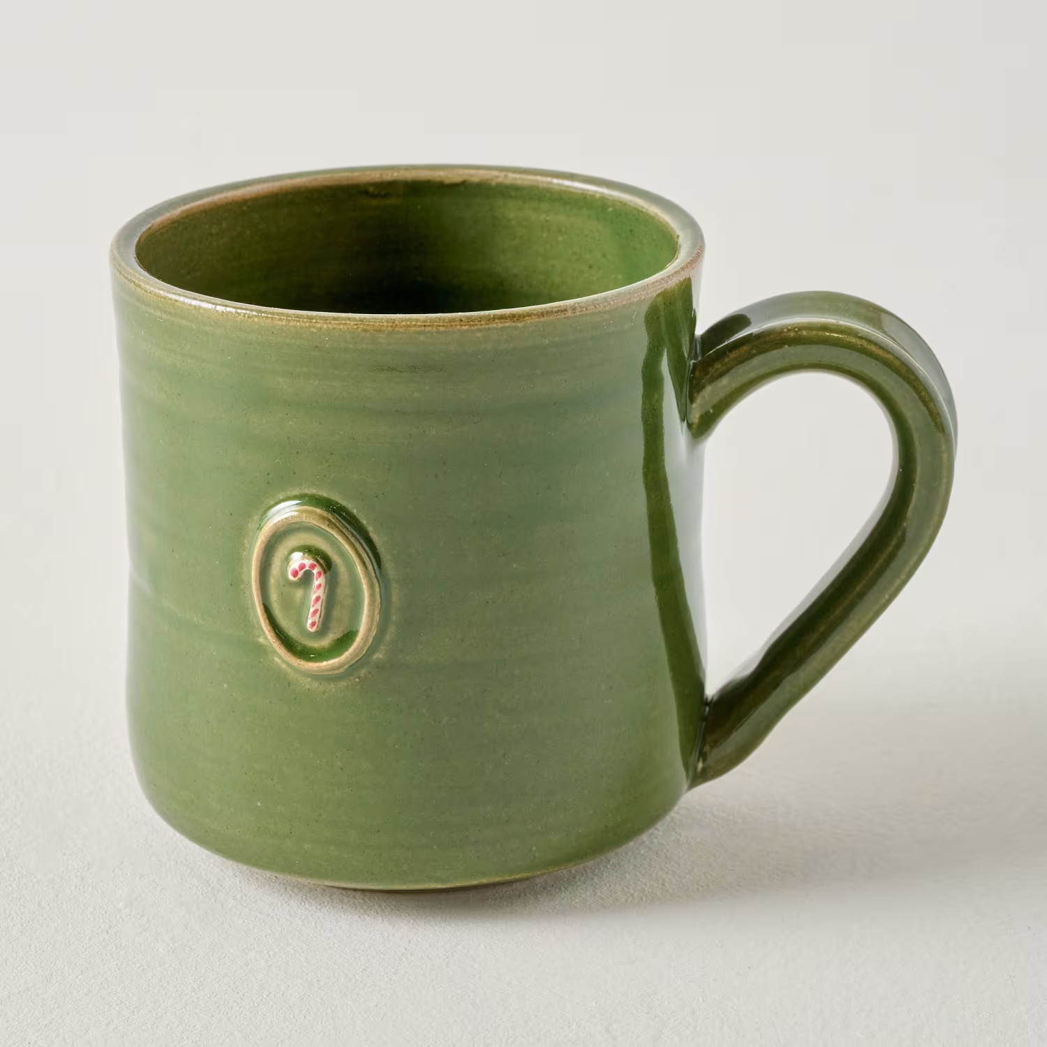 Black Oak Artisan Candy Cane Green Mug | Magnolia