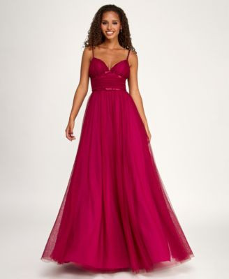 City Studios Juniors' Sweetheart Neck Ballgown - Macy's | Macy's