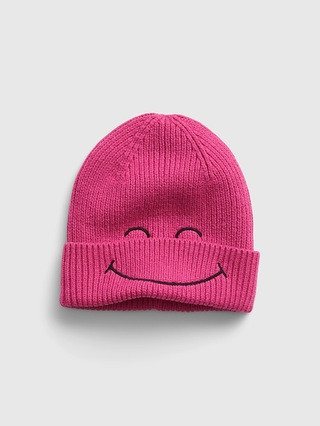 Gap × SmileyWorld® Toddler Organic Cotton Beanie | Gap (CA)