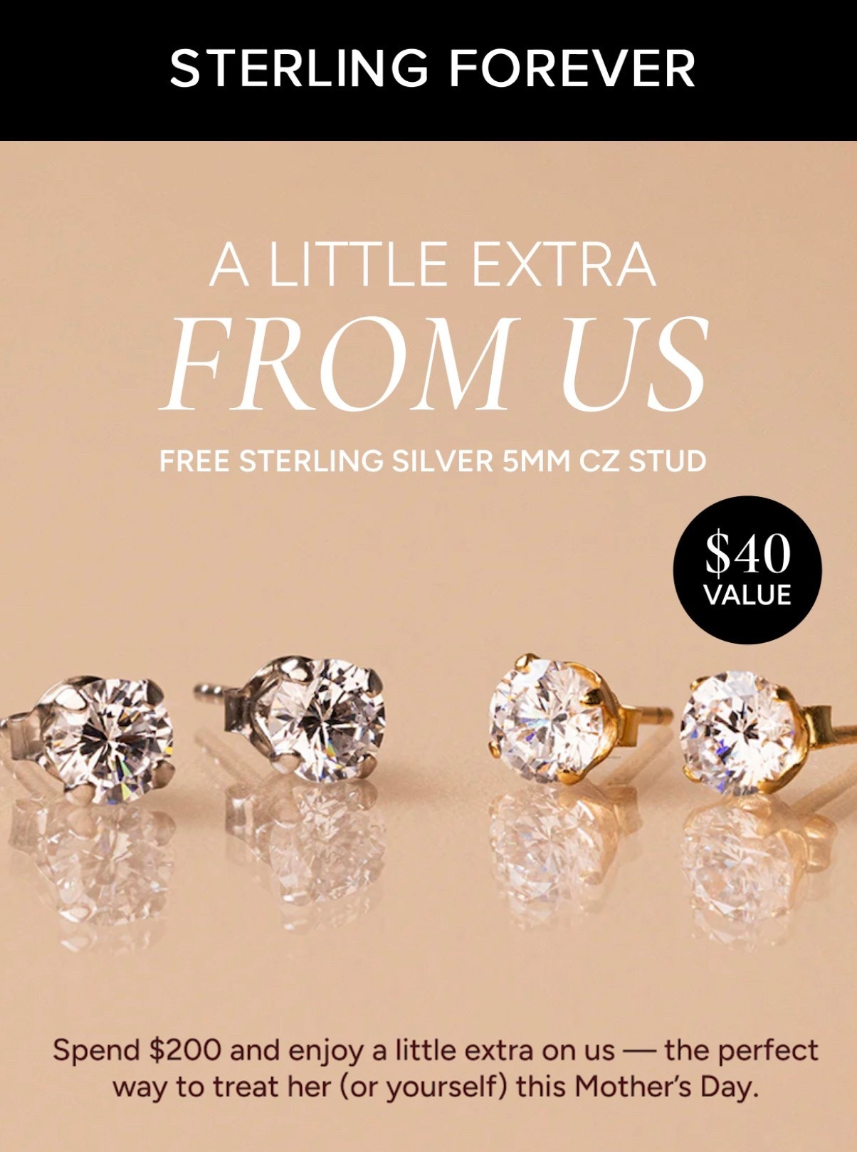 Frees stud earrings when you spend $200  at Sterling Forever. Plus get Upto 25% off site wide when you buy 3 or more items! 💍

#LTKootd #LTKWedding #LTKTravel