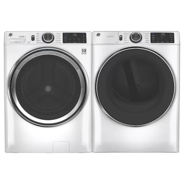 GE Appliances Energy Star Washer & Dryer Set with Stackable 4.8 Cubic Feet Front Load Washer and ... | Wayfair North America