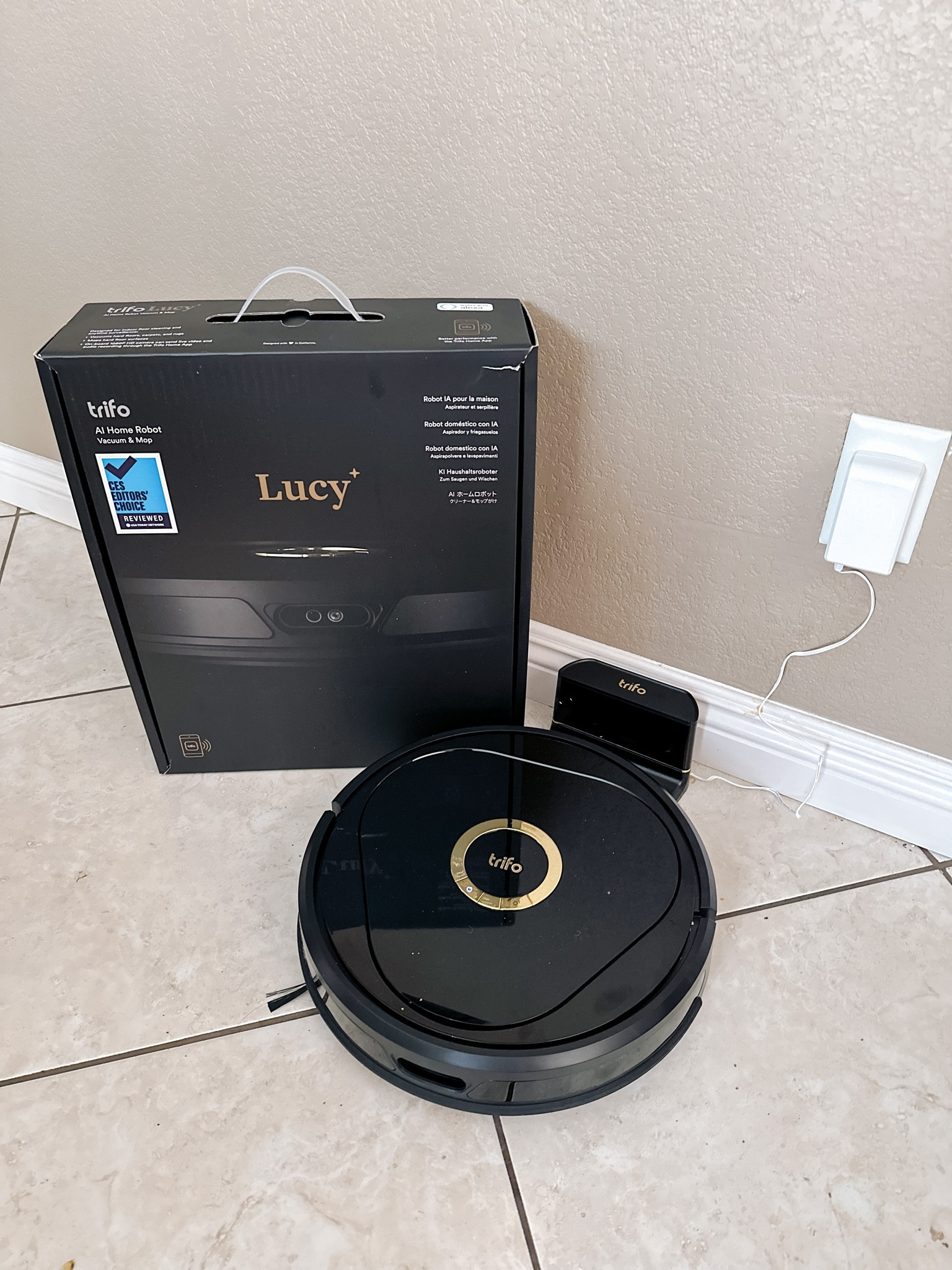 Lucy the helper. 
#robotvaccum #vacuumcleaner

#LTKHoliday #LTKGiftGuide