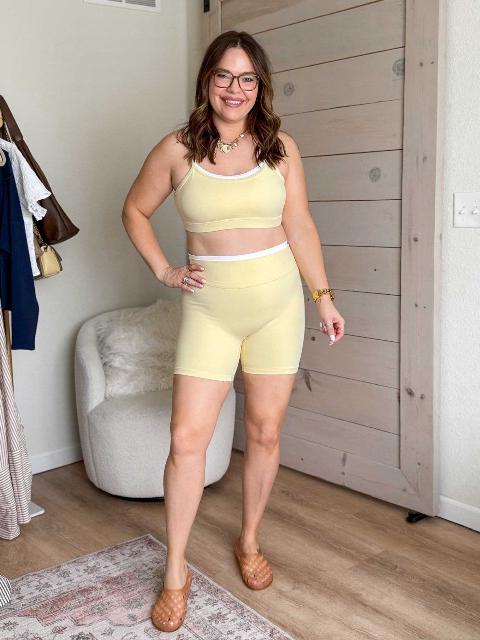 Wearing size XL in this workout set // returning because they’re not flattering on my C-section shelf, but so freaking cute

#LTKActive #LTKmomlife #LTKMidsize