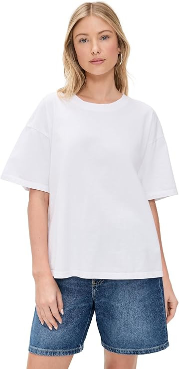 Vitamin A Women's Oversized Cotton Jersey Boyfriend Tee | Amazon (US)