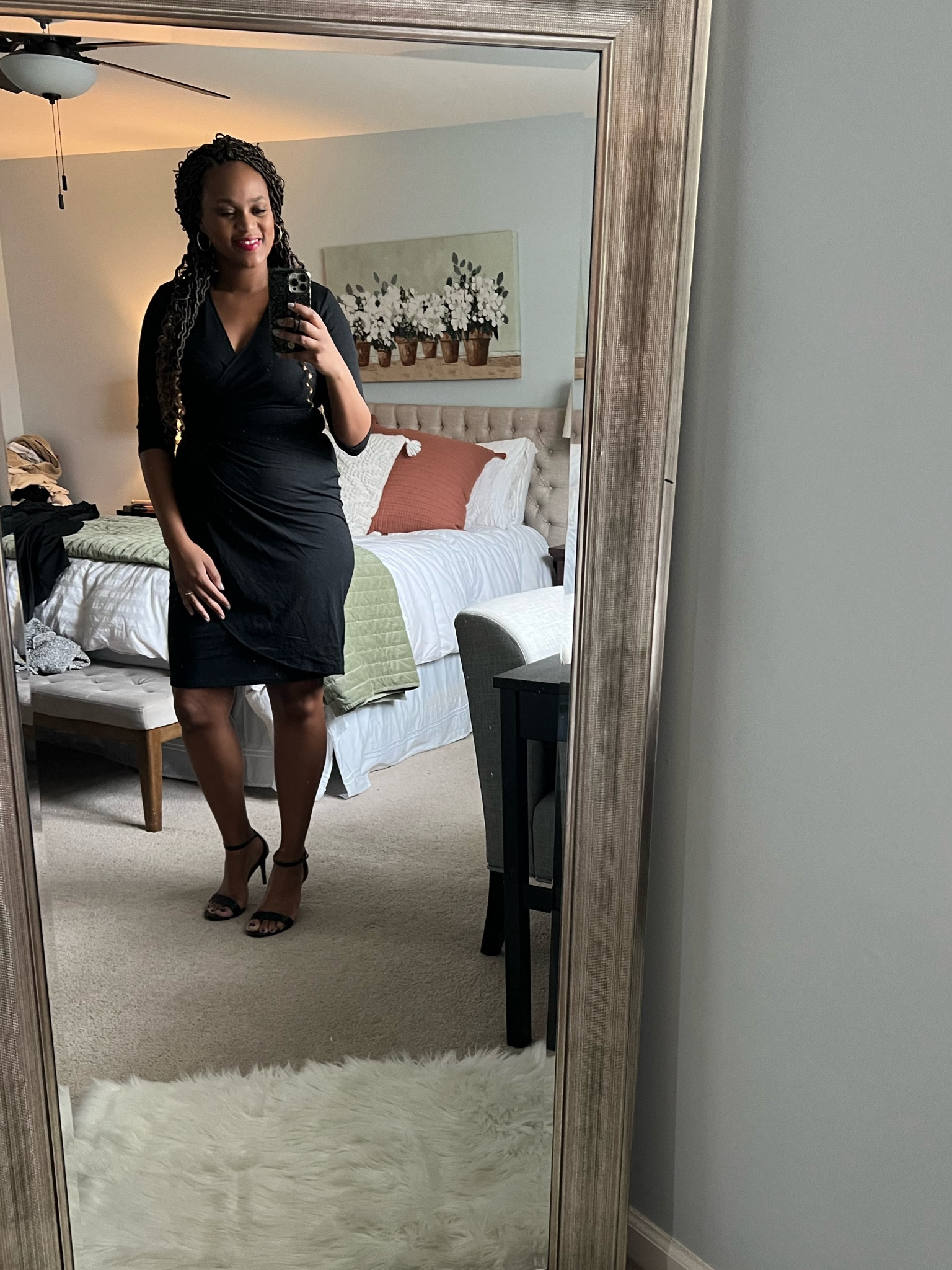 Love a little black dress and this one is perfect for a party or work! It has tons of stretch & is forgiving in the mid section! It comes in 20 other colors too! 


#LTKWedding #LTKHoliday #LTKParties