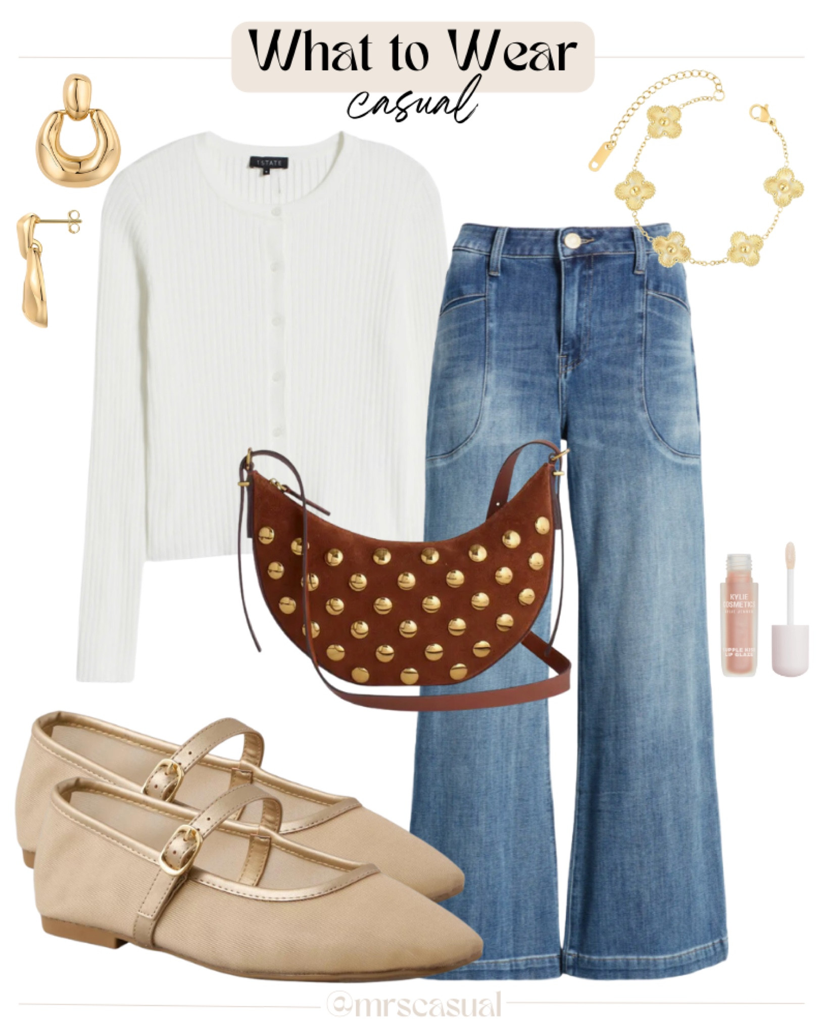 New Nordstrom arrivals. My favorite brand jeans! So soft and comfy.  Love the wide leg fit and this new bag 😍 

#LTKFindsUnder100 #LTKSeasonal #LTKItBag