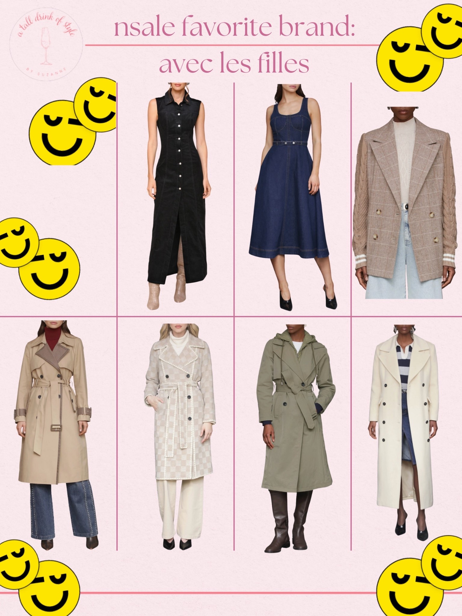 NSALE FAVORITE BRAND : AVEC LES FILLES 

Hi friend! 👋 Thanks for your support! I’m so glad you’re here!
If you're tall, over 40, or just tired of fashion that doesn’t fit your life, you’re in the right place. I share classic, elevated outfit formulas that actually work on tall women (I’m 6’1” for reference!) and help you feel confident getting dressed again.
I am your resource for timeless, elevated fashion for women over 40 (and tall women)
Age: 55
Height: 6’1”
Tops: S/M
Bottoms: 8/10
Dresses: 8/M
Over 50 fashion, tall fashion, workwear, everyday outfits, timeless outfits, Classic Outfits, nordy sale, Nordstrom sake, trench coat, summer dress, navy dress, black dress , blazer, fall finds, fall fashion, fall coat 

#LTKSeasonal #LTKOver40 #LTKSaleAlert