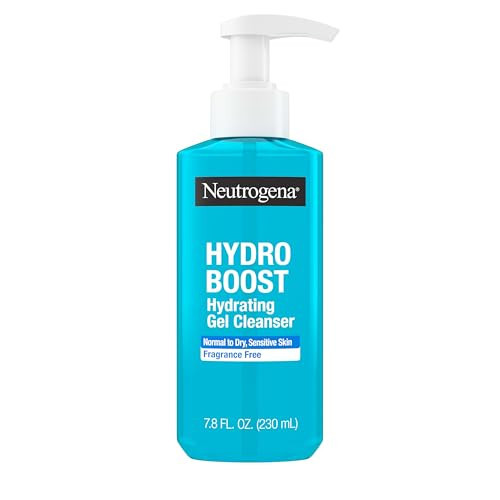 Neutrogena Hydro Boost Face Wash, Fragrance Free, Hydrating Facial Cleanser with Hyaluronic Acid, Daily Foaming Face Wash & Makeup Remover, Hypoallergenic Gel Cleanser, 7.8 fl. oz | Amazon (US)