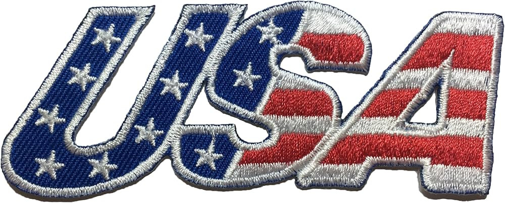 Ranger Return USA American Alphabet Flag Patch Sew Iron on Applique Embroidered Emblem Badge Patc... | Amazon (US)