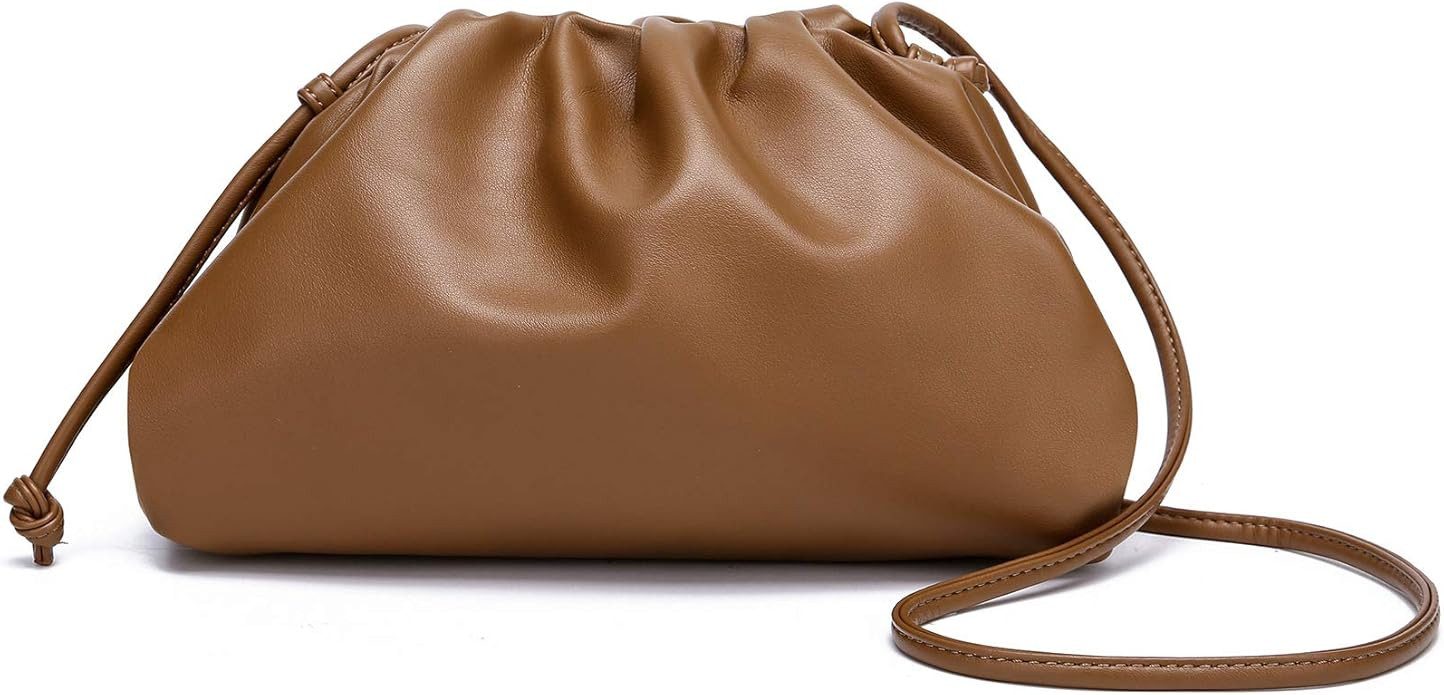 CATMICOO Cloud Crossbody Bags for Women Clutch Purse with Dumpling Shape and Ruched Detail | Amazon (US)