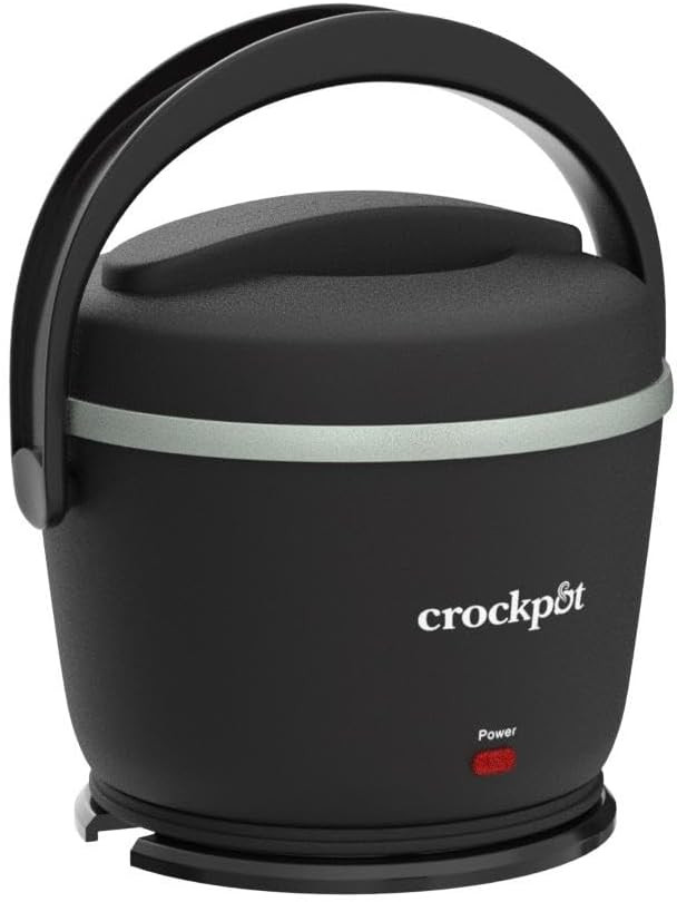 Crock-Pot Electric Lunch Box, 20-Ounce Portable Food Warmer, Black Licorice, Perfect for Travel, ... | Amazon (US)