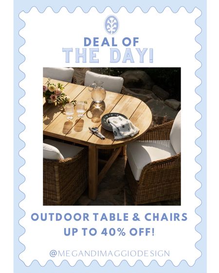 Wow!! Major sale alert on this gorgeous outdoor teak dining table and woven dining chairs!! Save up to 40% OFF!! 😍🙌🏻☀️

#LTKSeasonal #LTKhome #LTKsalealert