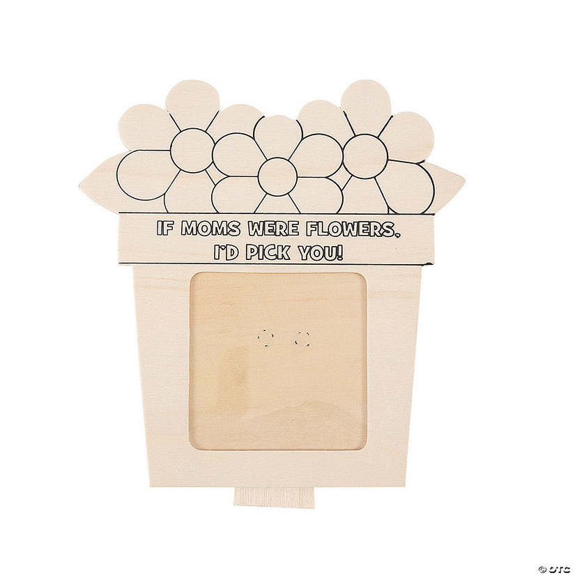 Color Your Own Mother’s Day Picture Frames - 12 Pc. | Oriental Trading Company