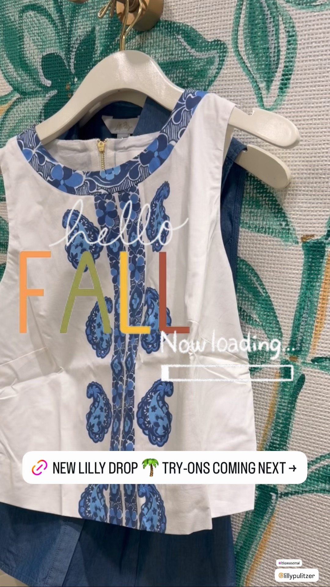 🍂 HELLO FALL! 🍂 Lilly Pulitzer Fall Release #2 is HERE!

The newest drop has officially arrived and I headed straight to the store for a little try-on! 💙🌴

There are some REALLY good transitional pieces in this release — think pretty blues, denim-inspired styles, lightweight layers and, of course, plenty of Lilly color. ✨

I tried on several of the new arrivals and I’ll be sharing all the details, styling ideas + sizing in my stories next!

👀 Stay tuned for the try-ons!

Which piece are you hoping to see first?

#LillyPulitzer #LillyLover #LillyStyle #LillyPulitzerStyle #FallFashion #FallStyle #NewArrivals #ColorfulStyle #PreppyStyle #FallTryOn

Lilly Pulitzer fall 2026, Lilly Pulitzer new arrivals, Lilly Pulitzer fall release, Lilly Pulitzer try on, Lilly Pulitzer outfit ideas, Lilly Pulitzer styling, colorful fall outfits, preppy fall fashion, transitional fall outfit, fall resort wear

#LTKSeasonal #LTKOver40 #LTKBeauty