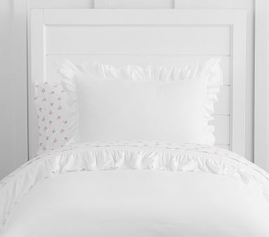 Sadie Ruffle Duvet Cover & Shams | Pottery Barn Kids