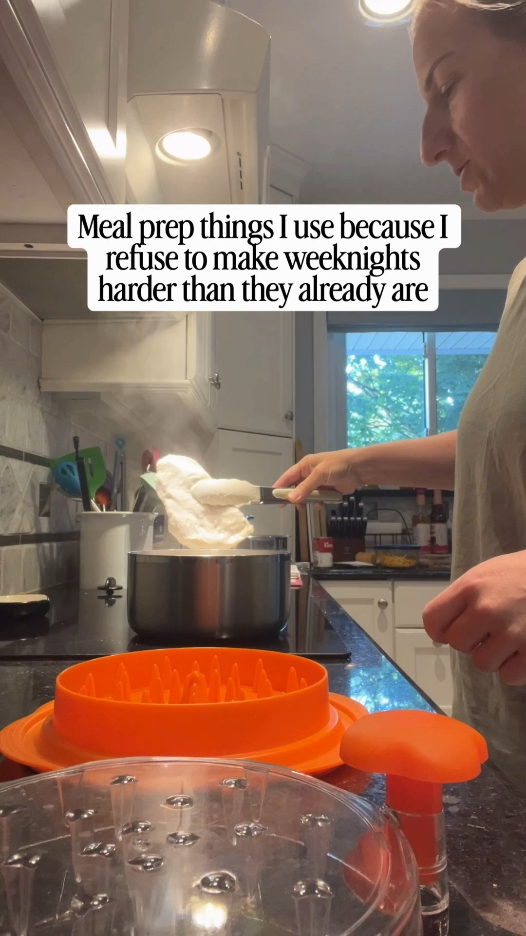 I am not a meal prep queen. I am a working mom trying to avoid the 5:47 p.m. “what are we eating?” spiral. These are the things I actually use to make weekday meals a little less chaotic.

#LTKmomlife #LTKHome #LTKfoodie