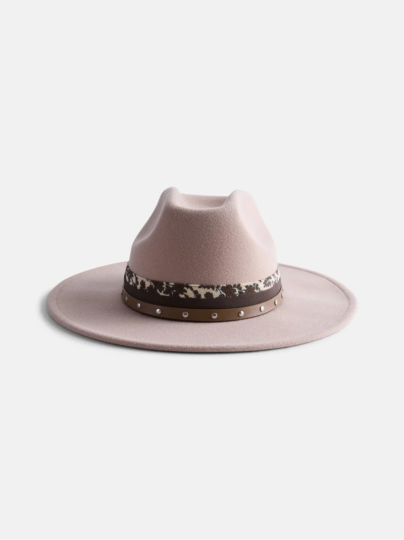 Scenario Women's Cattleman Fedora Hat, Deep Taupe | Walmart (US)