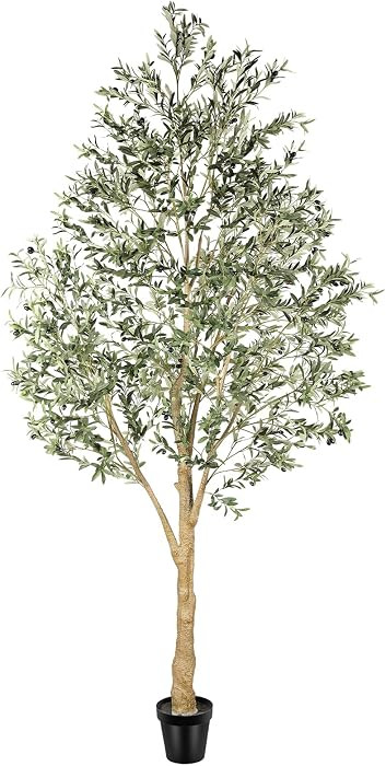 Artificial Olive Tree 10 Feet with Thick Trunk & Realistic Leaves | Amazon (US)