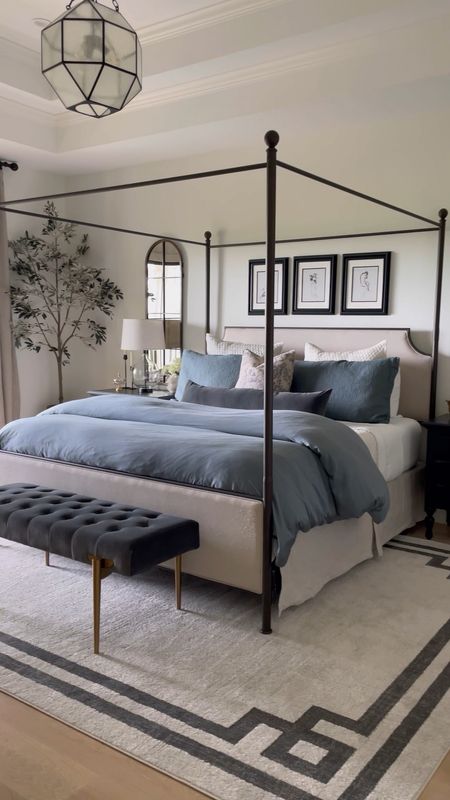 Nothing in my bedroom is over $1,000, and I love how everything has a designer inspired style and amazing quality! Using soft, luxurious bedding is a great way to give that high end feel, and my duvet cover is the softest fabric ever!

#LTKhome #LTKstyletip #LTKsalealert