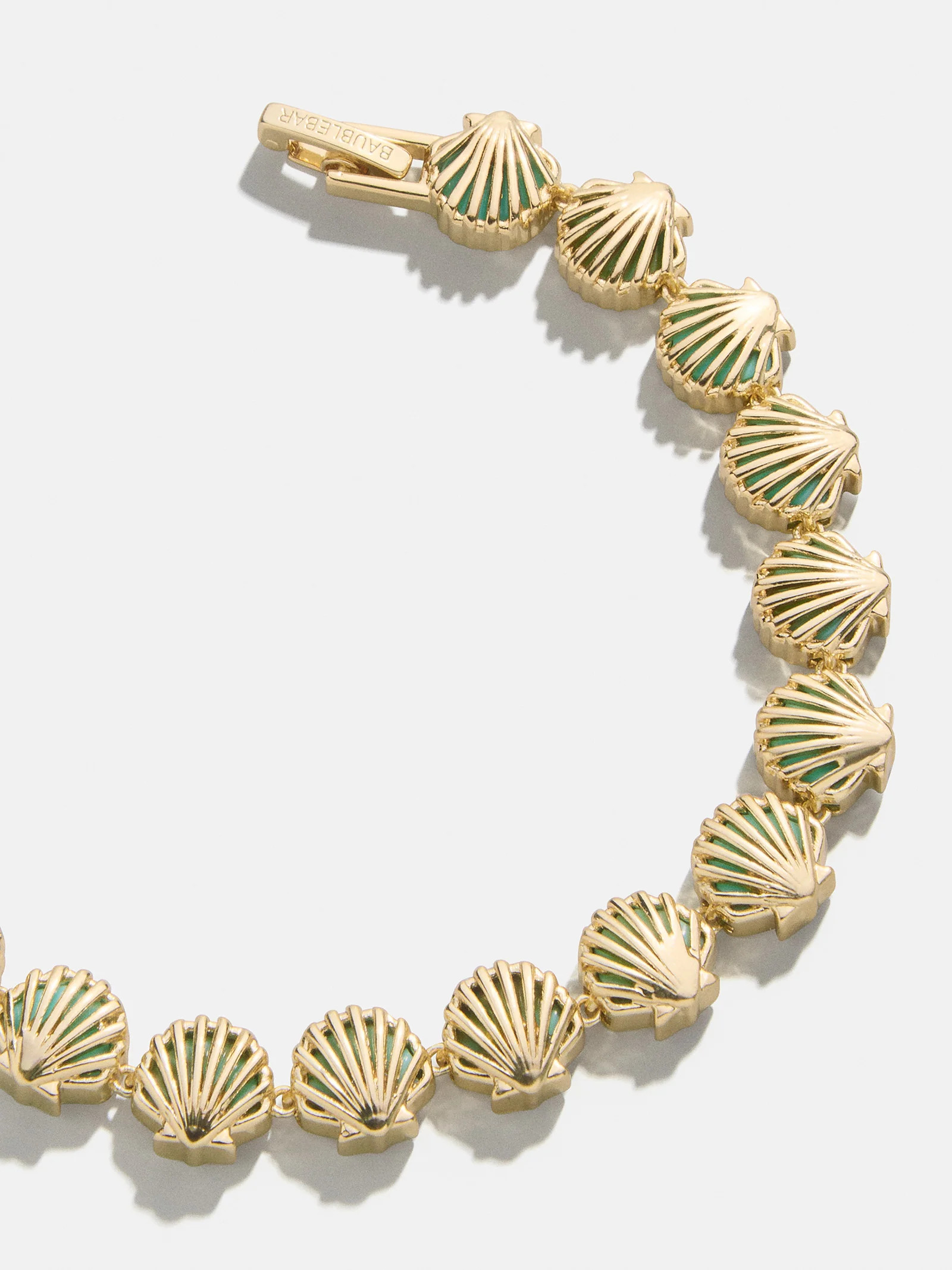 Halle Tennis Bracelet - Gold/Turquoise | BaubleBar